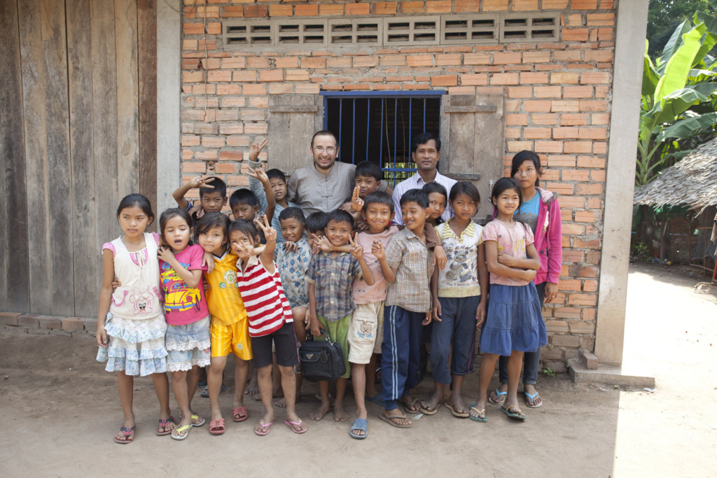 Kids at school near Angkor Wat