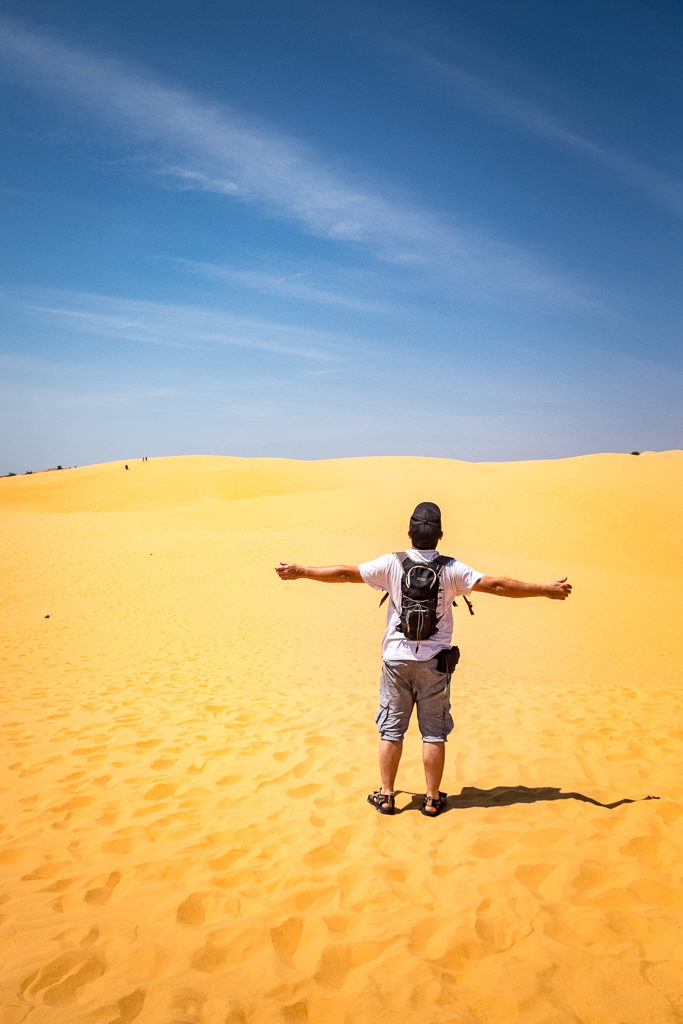 RED SAND DUNES MUI NE, VIETNAM - YELLOW SAND DUNES