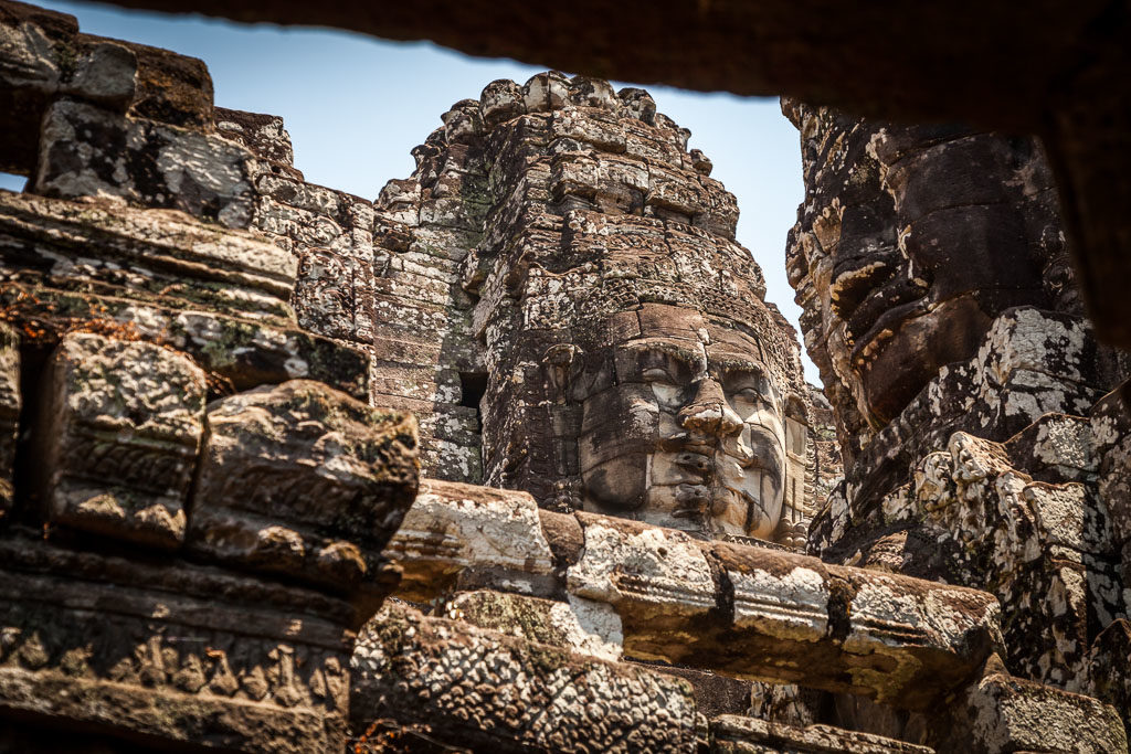 Bayon faces, Angkor Thom