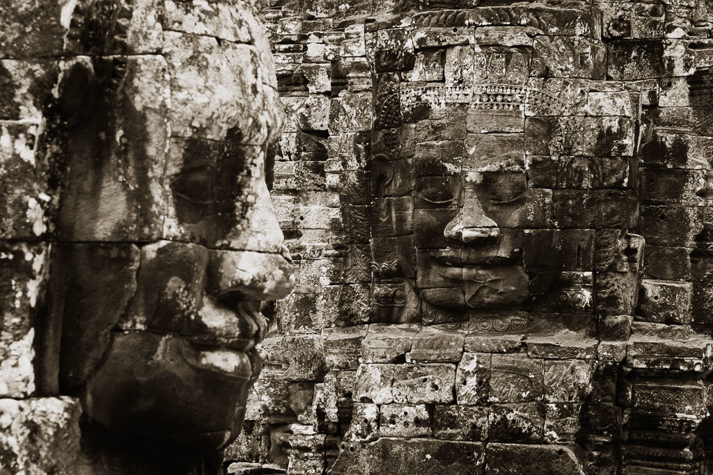 Bayon faces, Angkor Thom