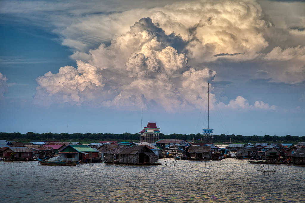 Chong Kneas floating village, Cambodia